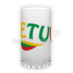 Frosted glass beer mug (500 ml)