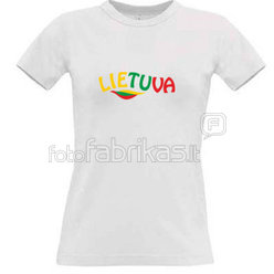 Women's T-shirt with your choice of photos, notes, white