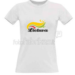 Women's T-shirt with your choice of photos, notes, white