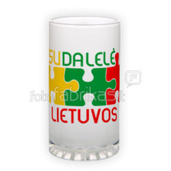 Frosted glass beer mug (500 ml)