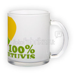 Frosted glass mug (300 ml)