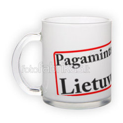 Frosted glass mug (300 ml)