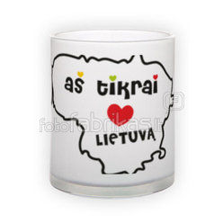 Frosted glass mug (300 ml)
