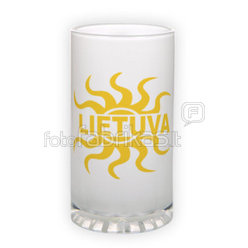 Frosted glass beer mug (500 ml)