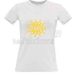Women's T-shirt with your choice of photos, notes, white