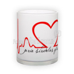 Frosted glass mug (300 ml)