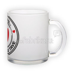 Frosted glass mug (300 ml)