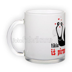 Frosted glass mug (300 ml)