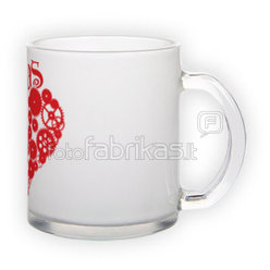 Frosted glass mug (300 ml)