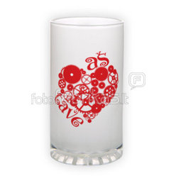 Frosted glass beer mug (500 ml)
