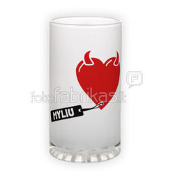 Matinio stiklo bokalas (500 ml)