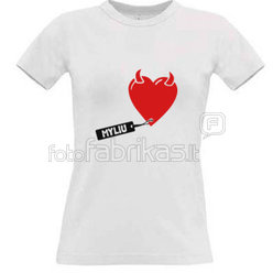 Women's T-shirt with your choice of photos, notes, white