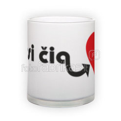 Frosted glass mug (300 ml)