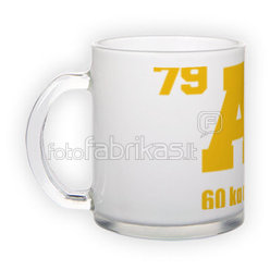 Frosted glass mug (300 ml)
