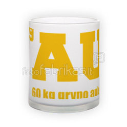 Frosted glass mug (300 ml)