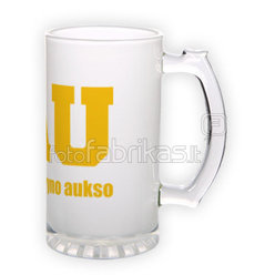 Frosted glass beer mug (500 ml)