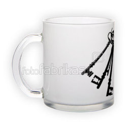 Frosted glass mug (300 ml)