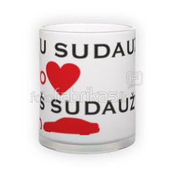 Frosted glass mug (300 ml)