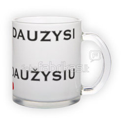 Frosted glass mug (300 ml)