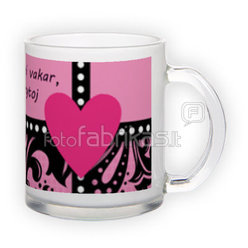 Frosted glass mug (300 ml)