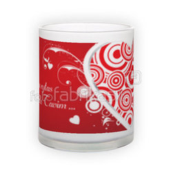 Frosted glass mug (300 ml)