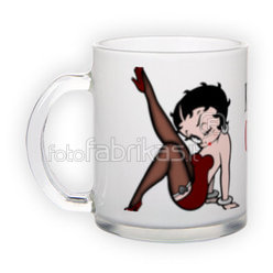 Frosted glass mug (300 ml)