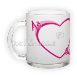 Frosted glass mug (300 ml)