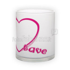 Frosted glass mug (300 ml)