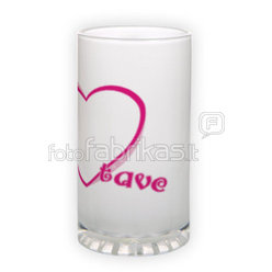 Frosted glass beer mug (500 ml)