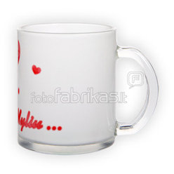 Frosted glass mug (300 ml)