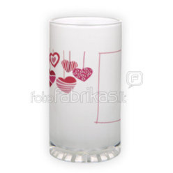Frosted glass beer mug (500 ml)