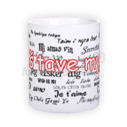 Standard white mug (300 ml)