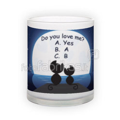 Frosted glass mug (300 ml)