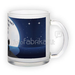 Frosted glass mug (300 ml)