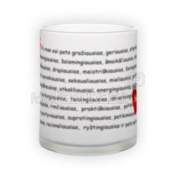 Frosted glass mug (300 ml)