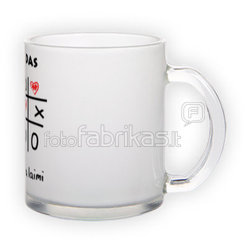 Frosted glass mug (300 ml)