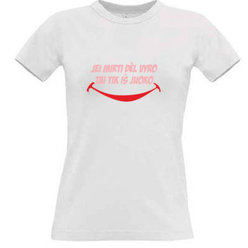 Women's T-shirt with your choice of photos, notes, white