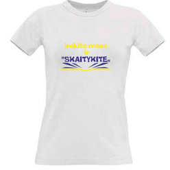 Women's T-shirt with your choice of photos, notes, white