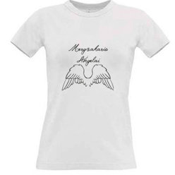 Women's T-shirt with your choice of photos, notes, white