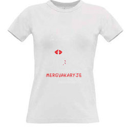 Women's T-shirt with your choice of photos, notes, white