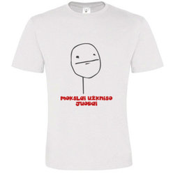 T -shirts with your photo, notes, white