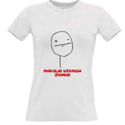 Women's T-shirt with your choice of photos, notes, white