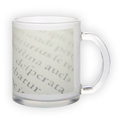 Frosted glass mug (300 ml)