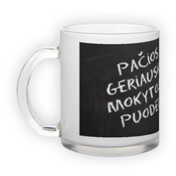 Frosted glass mug (300 ml)
