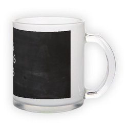 Frosted glass mug (300 ml)