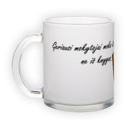 Frosted glass mug (300 ml)
