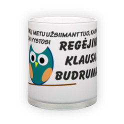 Frosted glass mug (300 ml)