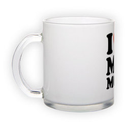 Frosted glass mug (300 ml)