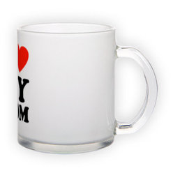 Frosted glass mug (300 ml)