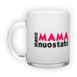 Frosted glass mug (300 ml)